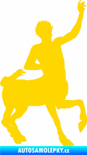 Samolepka Kentaur 001 pravá jasně žlutá