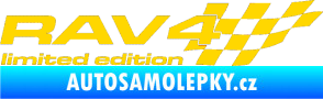 Samolepka RAV4 limited edition pravá jasně žlutá