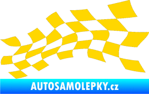 Samolepka Šachovnice 020 jasně žlutá