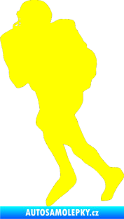 Samolepka Americký fotbal 002 levá žlutá citron