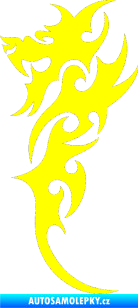 Samolepka Dragon 009 levá žlutá citron