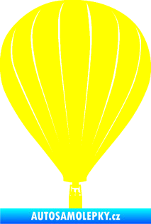 Samolepka Horkovzdušný balón 002 žlutá citron