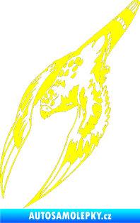 Samolepka Predators 063 levá žlutá citron