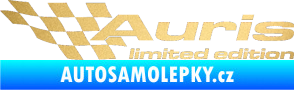 Samolepka Auris limited edition levá zlatá metalíza