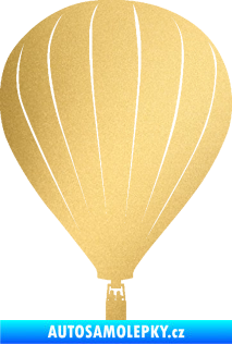 Samolepka Horkovzdušný balón 002 zlatá metalíza
