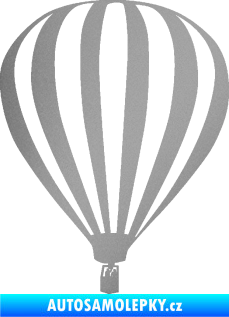 Samolepka Horkovzdušný balón 001  stříbrná metalíza