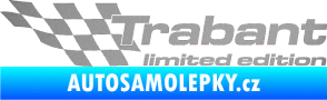 Samolepka Trabant limited edition levá stříbrná metalíza