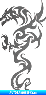 Samolepka Dragon 019 levá grafitová metalíza