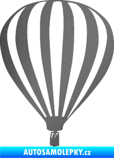 Samolepka Horkovzdušný balón 001  grafitová metalíza
