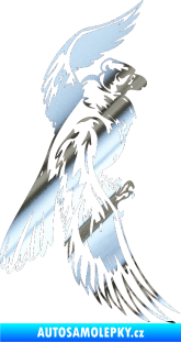 Samolepka Predators 012 pravá chrom fólie stříbrná zrcadlová