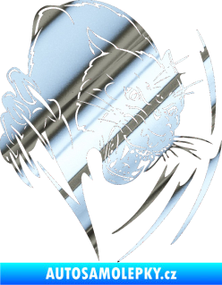 Samolepka Predators 111 pravá puma chrom fólie stříbrná zrcadlová