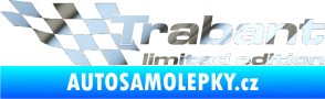 Samolepka Trabant limited edition levá chrom fólie stříbrná zrcadlová