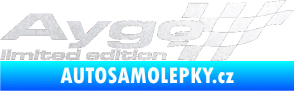 Samolepka Aygo limited edition pravá pískované sklo