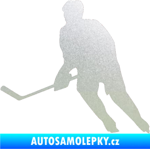 Samolepka Hokejista 013 levá pískované sklo
