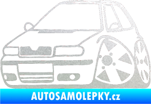 Samolepka Škoda Felicia karikatura levá pískované sklo