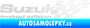 Samolepka Suzuki limited edition pravá pískované sklo