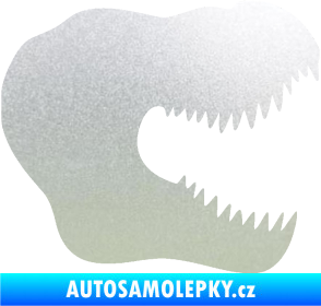 Samolepka Tyrannosaurus Rex lebka 001 pravá pískované sklo