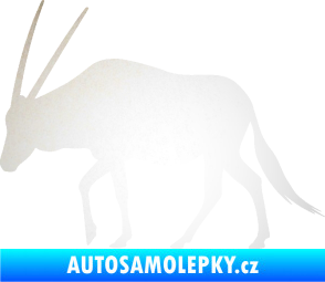 Samolepka Antilopa 001 levá odrazková reflexní bílá