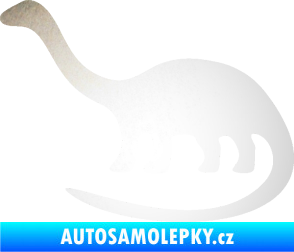 Samolepka Brontosaurus 001 levá odrazková reflexní bílá