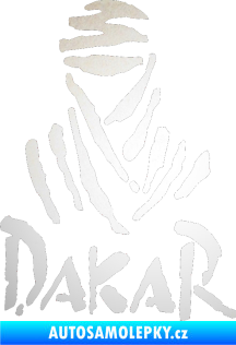 Samolepka Dakar 001 odrazková reflexní bílá