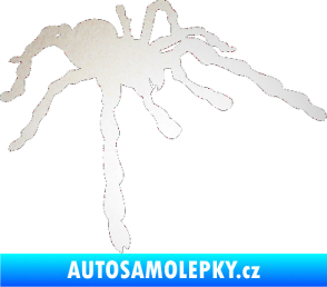Samolepka Pavouk 013 - pravá odrazková reflexní bílá