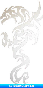 Samolepka Dragon 019 levá odrazková reflexní bílá