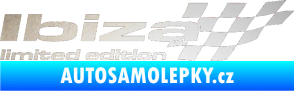 Samolepka Ibiza limited edition pravá odrazková reflexní bílá