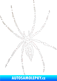 Samolepka Pavouk 011 levá odrazková reflexní bílá