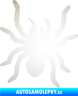 Samolepka Pavouk 014 pravá odrazková reflexní bílá