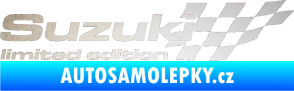 Samolepka Suzuki limited edition pravá odrazková reflexní bílá