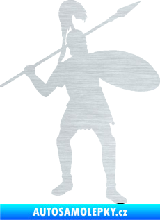 Samolepka Římský voják pravá škrábaný hliník