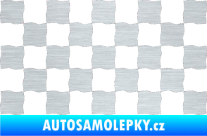 Samolepka Šachovnice 004 škrábaný hliník