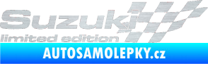 Samolepka Suzuki limited edition pravá škrábaný hliník