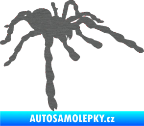 Samolepka Pavouk 013 - pravá škrábaný titan