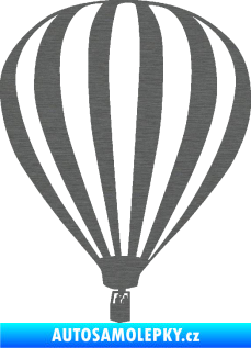 Samolepka Horkovzdušný balón 001  škrábaný titan