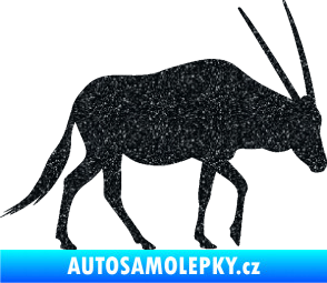 Samolepka Antilopa 001 pravá Ultra Metalic černá