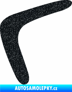 Samolepka Bumerang 001 levá Ultra Metalic černá