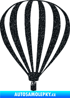 Samolepka Horkovzdušný balón 001  Ultra Metalic černá