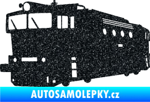 Samolepka Lokomotiva 001 levá Ultra Metalic černá