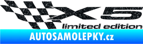 Samolepka X5 limited edition levá Ultra Metalic černá
