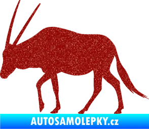 Samolepka Antilopa 001 levá Ultra Metalic červená