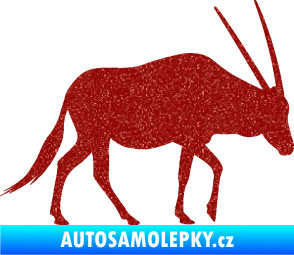 Samolepka Antilopa 001 pravá Ultra Metalic červená