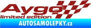 Samolepka Aygo limited edition pravá Ultra Metalic červená