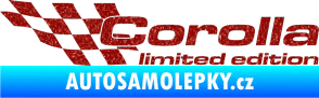 Samolepka Corolla limited edition levá Ultra Metalic červená