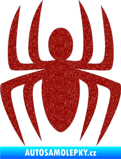 Samolepka Pavouk 005 Ultra Metalic červená