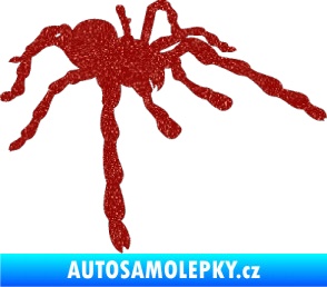 Samolepka Pavouk 013 - pravá Ultra Metalic červená