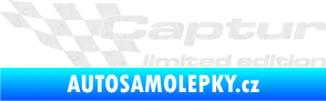 Samolepka Captur limited edition levá Ultra Metalic bílá