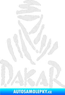 Samolepka Dakar 001 Ultra Metalic bílá