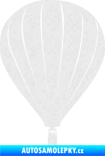 Samolepka Horkovzdušný balón 002 Ultra Metalic bílá