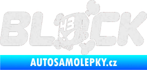 Samolepka Kenblock lebka s napisem Ultra Metalic bílá